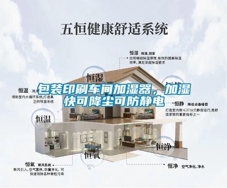 包装印刷车间加湿器，加湿快可降尘可防静电