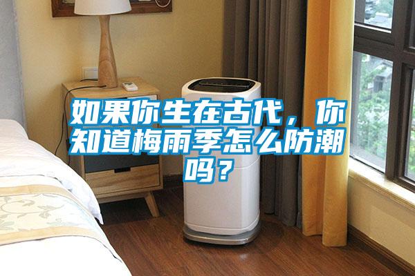 如果你生在古代，你知道梅雨季怎么防潮吗？