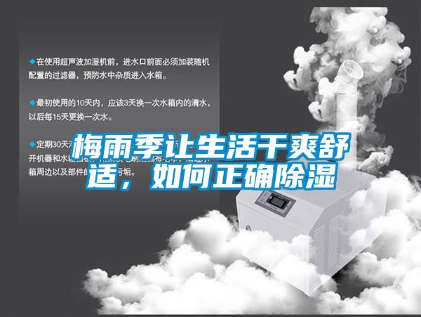 梅雨季让生活干爽舒适，如何正确除湿