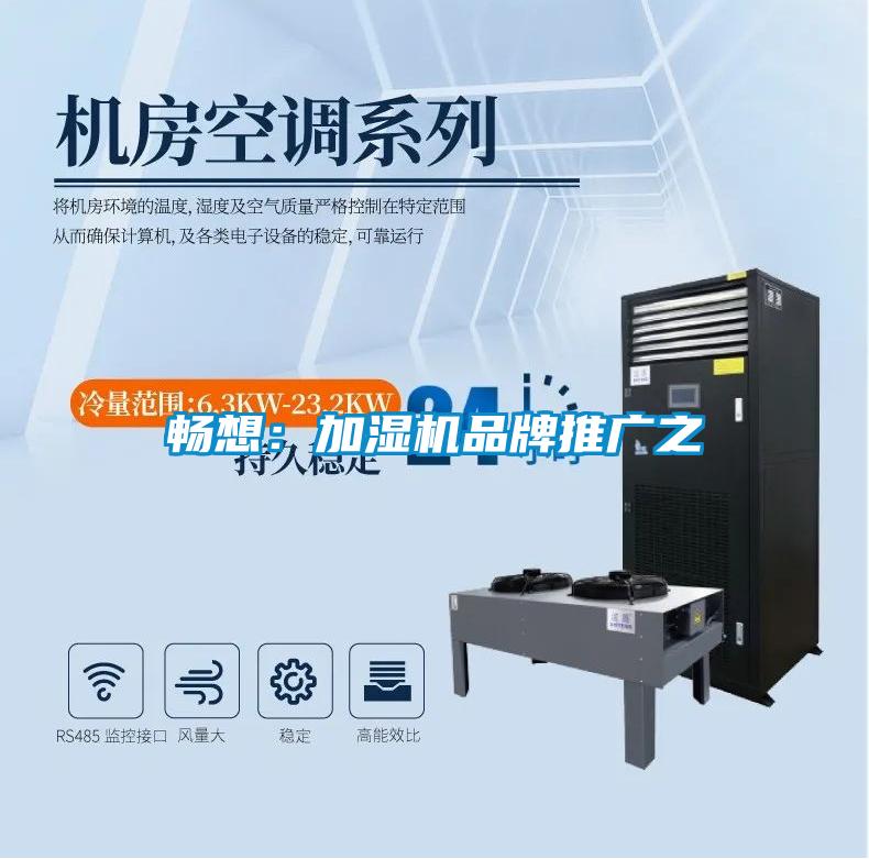 畅想：加湿机品牌推广之