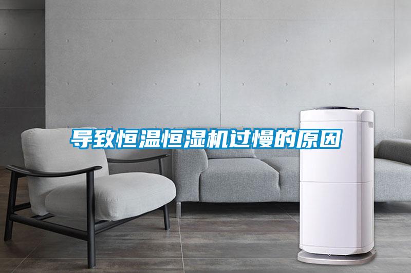 导致恒温恒湿机过慢的原因