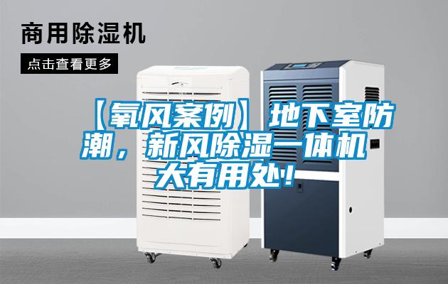【氧风案例】地下室防潮，新风除湿一体机大有用处！