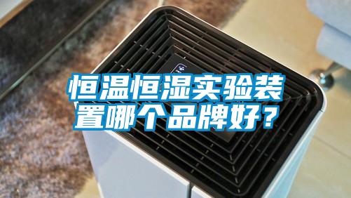 恒温恒湿实验装置哪个品牌好？