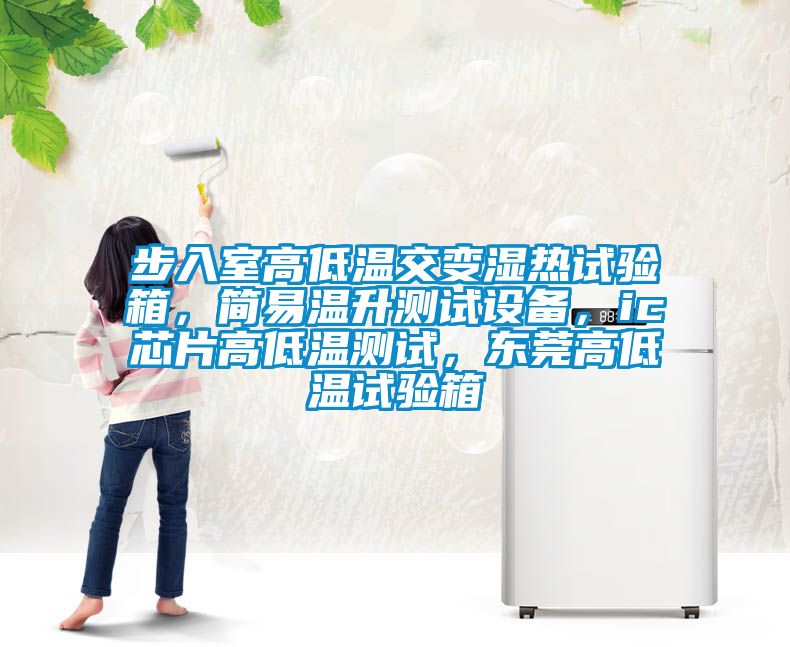步入室高低温交变湿热试验箱，简易温升测试设备，ic芯片高低温测试，东莞高低温试验箱