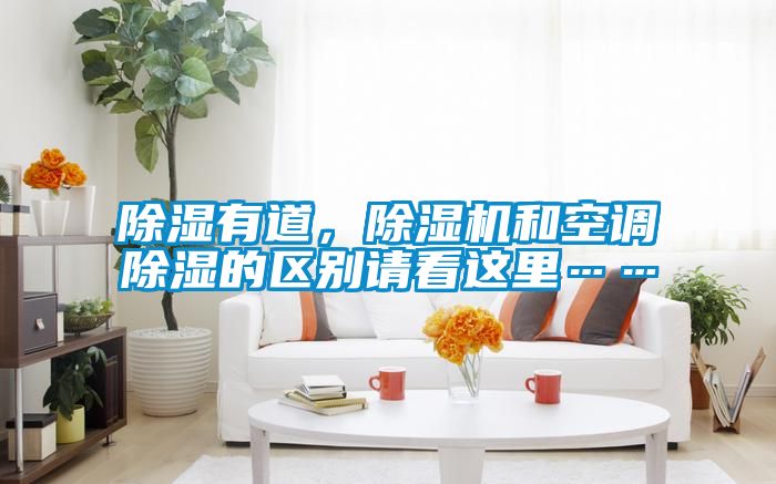 除湿有道，芭乐APP下载官网入口新版和空调除湿的区别请看这里……